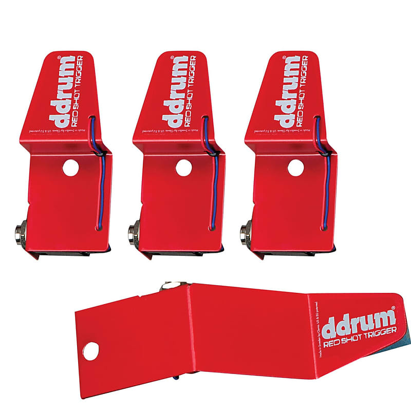 ddrum Red Shot Trigger Pack Custom, Exclusive 4pc Electronic Reverb