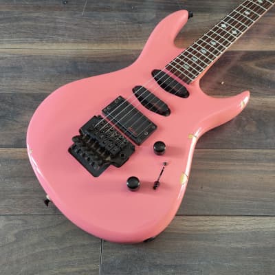 1990's Aria Pro II VA-500S/FPK Vanguard Superstrat HSS (Pink) | Reverb