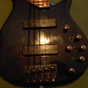 Very Rare James Tyler Five string  Bass 1994 Blue image 2