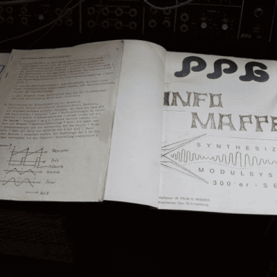 PPG Wolfgang Palm Modular Synthesizer SUPER RARE 1975 Black image 8