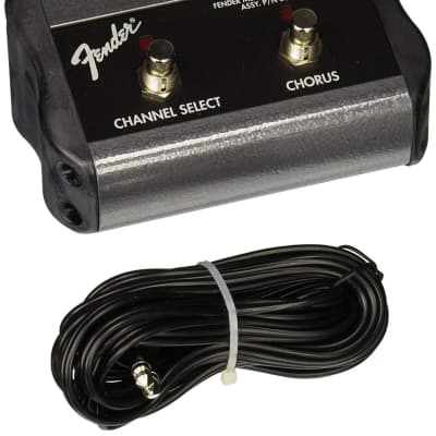 Genuine Fender 2-Button Footswitch: Channel/Chorus On/Of, 1/4" Jack, Princeton image 2