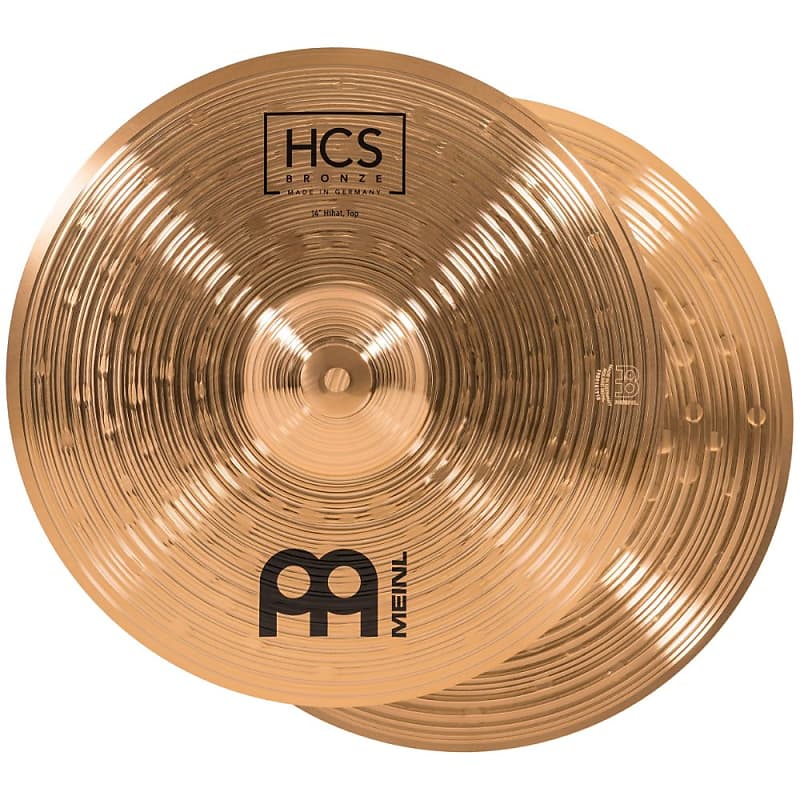 Meinl 14" HCS Bronze Hi-Hat Cymbals (Pair) image 1