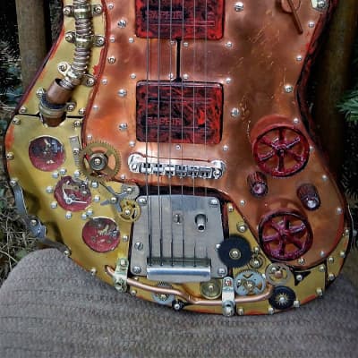 Steampunk Guitar image 10