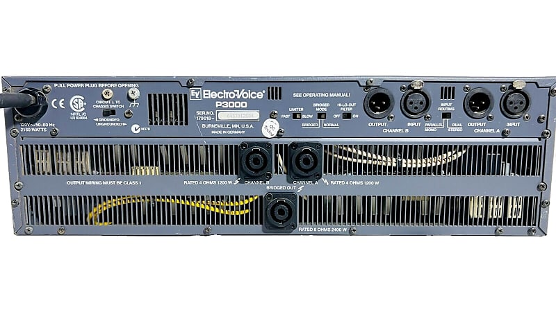 Electro-Voice P3000 パワーアンプ ヨドバシ.com - エレクトロボイス Electro-Voice P3000 [パワー