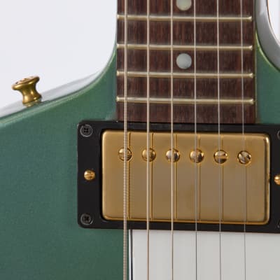 Gibson Custom 1958 Mahogany Explorer, Heavy Antique Pelham Blue | Demo image 9