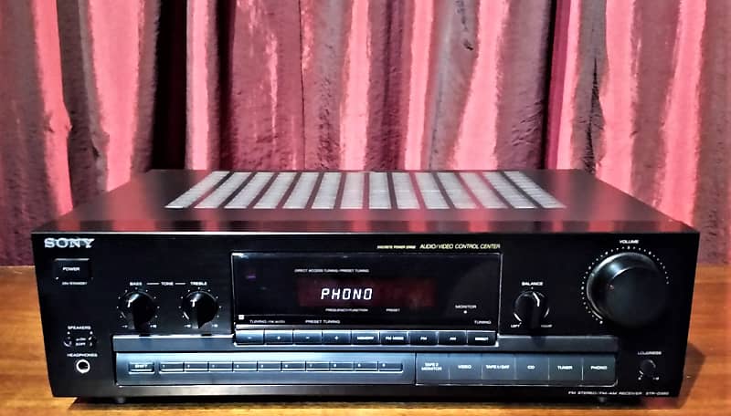 1992 Sony STR-D390 AM/FM Stereo Receiver With PHONO image 1