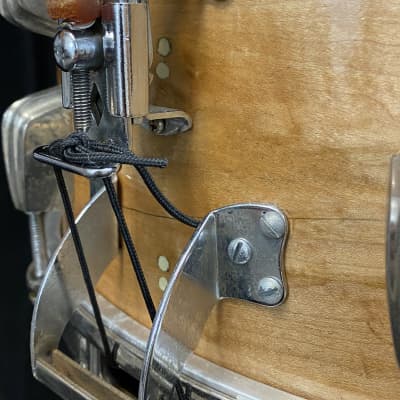 Slingerland 6.5x14" Radio King Snare Drum - 1940s Refinished Maple Gloss image 5