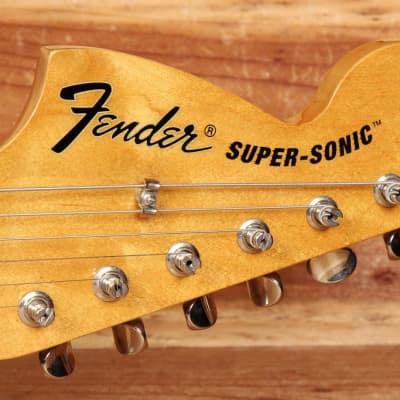 FENDER PAWN SHOP SUPER-SONIC MINT! 2012 Orange Flake Offset Guitar HH 08567 image 9