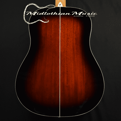 Washburn WD7SATB-A - 6-String Acoustic Guitar - Tobacco Sunburst Gloss Finish image 6