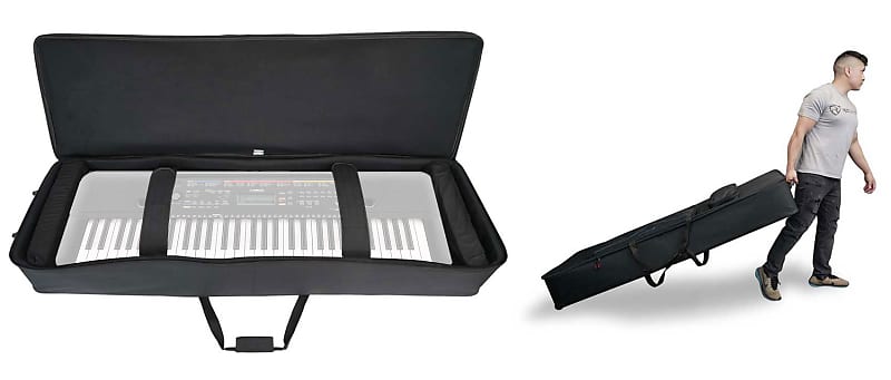 Yamaha keyboard best sale case 61 key