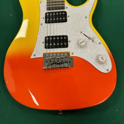 ギター Kino frawdit 22F SSH Ash/Flame Tochi Top Kino frawdit 22F SSH Ash/Flame Tochi Top/Evertone PU Trans