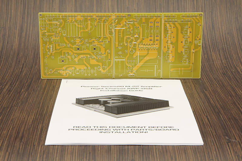 Pioneer Series 20 M-22 replacement right channel PCB circuit board AWK-058 - NEW  			