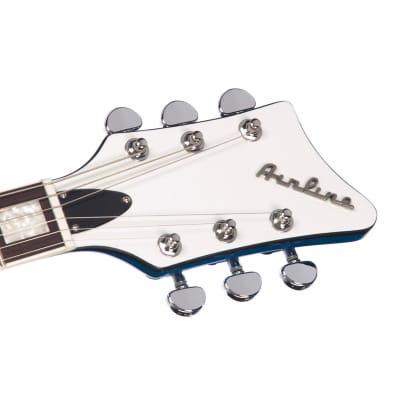 Airline Guitars MAP FM Blueburst Flame - Updated Vintage Reissue Electric Guitar - NEW!! image 9