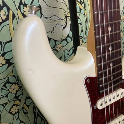 Fender American Deluxe HSS Stratocaster 60th Anniversary Olympic Pearl 2014 image 9