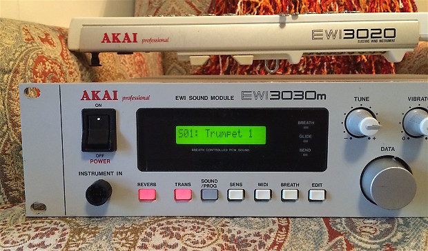 Akai EWI 3030m Synth Module with 3020 Wind Controller - RARE | Reverb