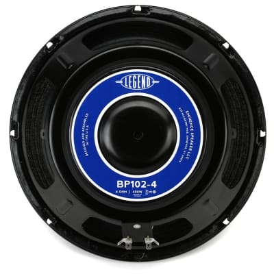 Eminence Legend BP102 10 inch 400-watt Replacement Bass Speaker - 4 Ohm (2-pack) Bundle