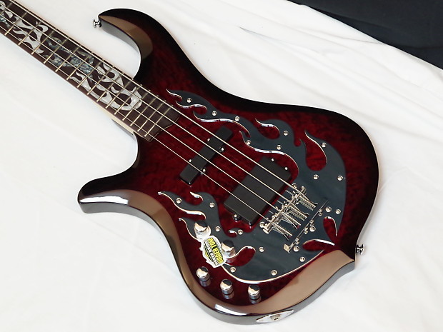 Traben Phoenix 4-string Left-Handed Bass guitar NEW Blood