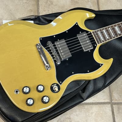 2023 Gibson SG Standard Guitar Custom Color TV Yellow with Soft Case for sale