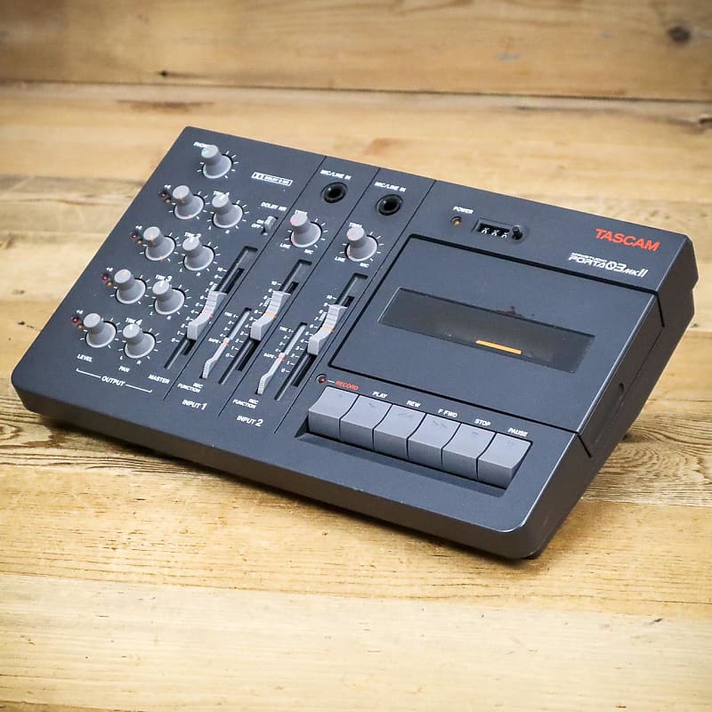 Tascam Porta 03 Ministudio MKII Analog Cassette Recorder