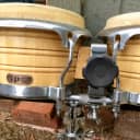 Latin Percussion LP Generation II Wood Bongos, with Meinl stand