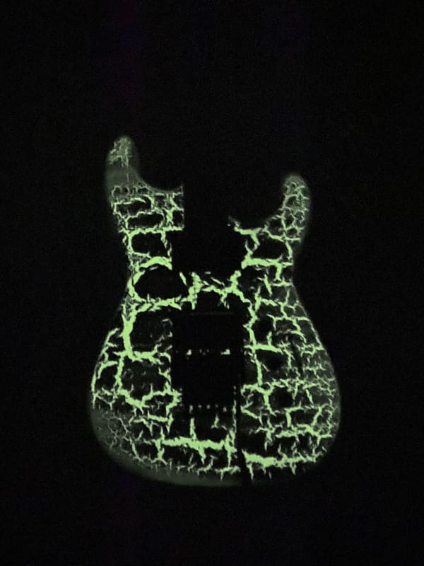 Jackson USA SuperStrat  1988 Glow Crackle image 1