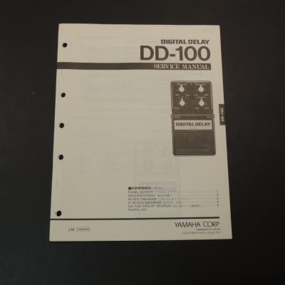 Yamaha DD-100 Service Manual [Three Wave Music]