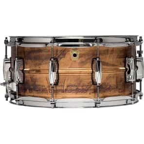 Ludwig LC663 Raw Copper Phonic 6.5x14" Snare Drum	