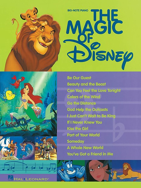 Hal Leonard The Magic of Disney (Big Note Piano) image 1