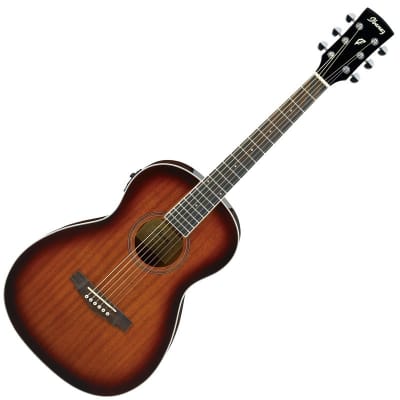 Ibanez PN12E Acoustic-Electric Guitar - Vintage Mahogany Sunburst image 1