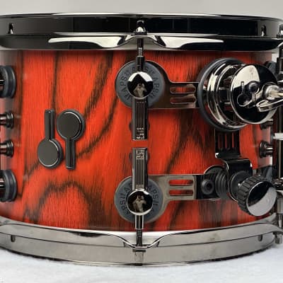 Sonor 22/10/12/15" SQ2 Medium Beech Drum Set - Fiery Red w/ Black Chrome Hardware image 15