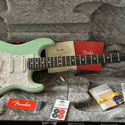 Fender Cory Wong Stratocaster Limited Satin Surf Green Rosewood Satin Surf Green  #CW231316  7 lbs  13.3 oz image 1