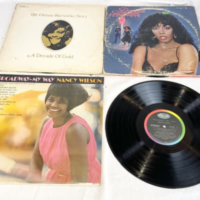 Lot of 5 Used Vinyl LP Records - Sixties 1960s -  Nancy Wilson, Donna Summer, Dionne Warwicke image 1