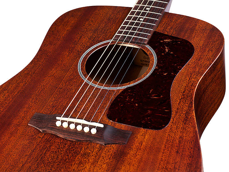 Guild - D-20 - Acoustic Guitar - Solid Mahogany - Natural Finish - w/ Guild Deluxe Humidified Wood Case image 1