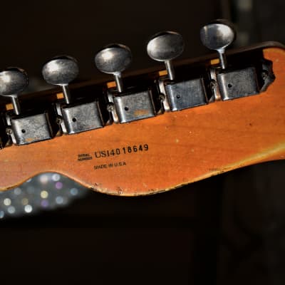 American Custom Fender Telecaster Relic Pink Sparkle CS Texas Specials image 13