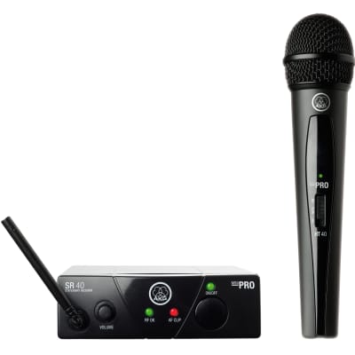 AKG WMS40 Mini Single Vocal Set Wireless Microphone System - A Band image 6