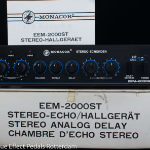 Monacor EEM-2000ST Analog Delay Stereo 80's with two MN3005 BBD's image 1