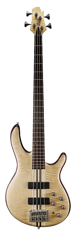 Cort Artisan Series Electric Bass - Flamed Maple/Mahogany -  A4PLUSFMMHOPN image 1