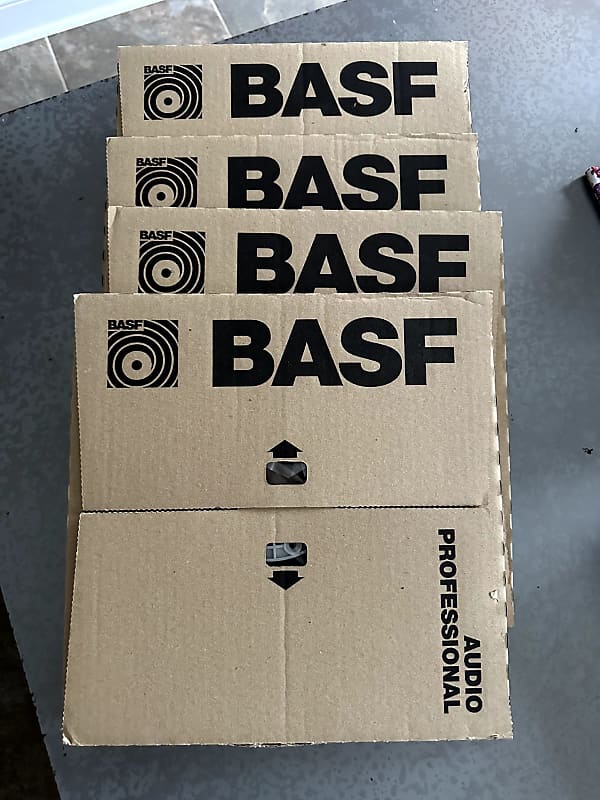 Case (19 units) one-pass BASF SM468 1/4 x 2500' Analog Tape, 10.5  Pancakes, Guaranteed Good
