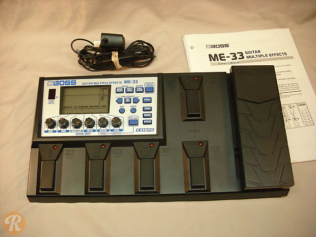 Boss ME-33 Guitar Multiple Effects image 1