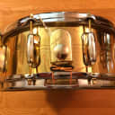 Slingerland 1990 - 2000's Brass 10 lug 5x14 Snare Drum