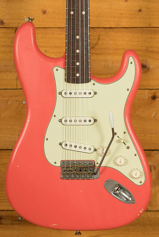 Nash Guitars - S63 | Fiesta Red Light Aged | Reverb