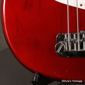 Guild SB-202 Bass  1982 Candy Apple Red image 4