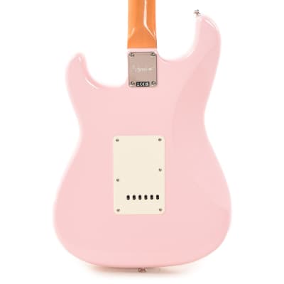 Squier Classic Vibe 60s Stratocaster HSS Shell Pink 3-Ply Parchment (CME Exclusive) image 3