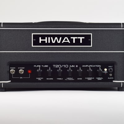 Hiwatt T20/10 Switchable 20W/10W Head W/ True-Spring Reverb image 1