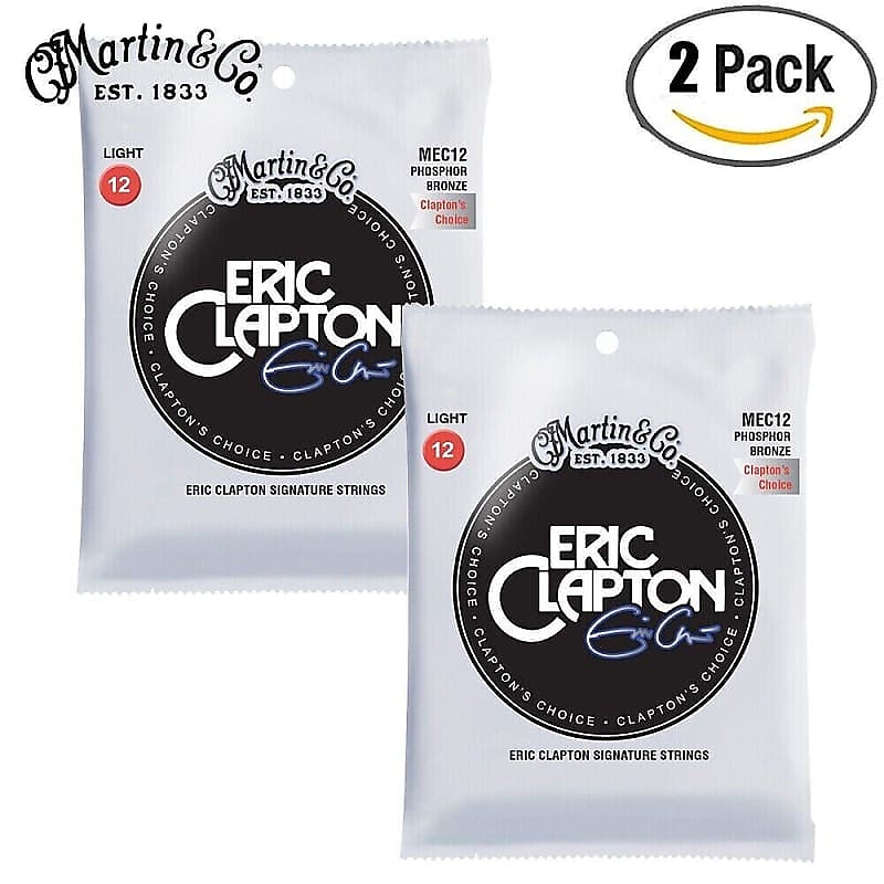 Eric Clapton s Choice 2 Pack Martin Acoustic String MEC12