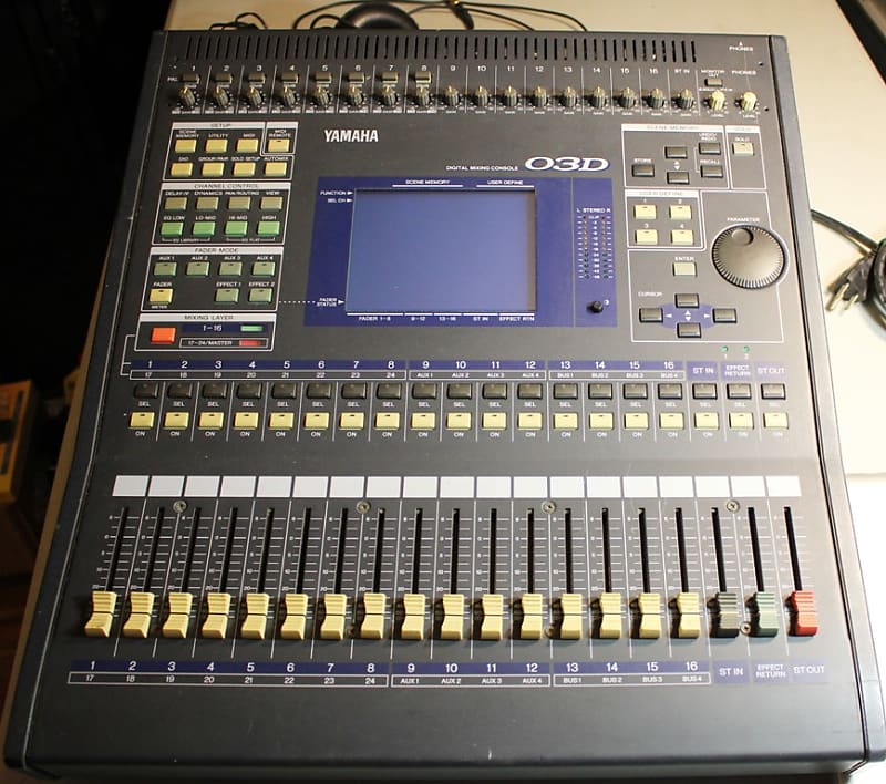 YAMAHA ヤマハ 03D デジタルミキサー CD8-Y搭載 動作品 03D / Digital Mixing Console【中古放送用・業務用 映像機器