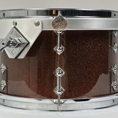 Craviotto 20/10/12/14" VIDEO Solid Maple Drum Set - 2016 Copper Sparkle Lacquer image 15