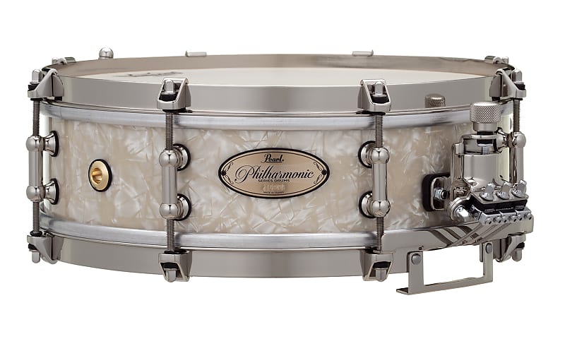 Pearl 13x4 Philharmonic 8-ply Maple Snare Drum NICOTINE WHITE MA