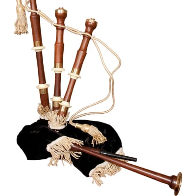 Roosebeck Full Size Sheesham Chalice Style Bagpipe with Black Cover image 1