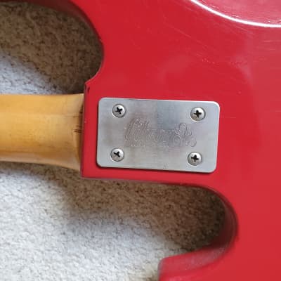 Gibson Victory Standard Bass 1981 - 1985 - Candy Apple Red image 4